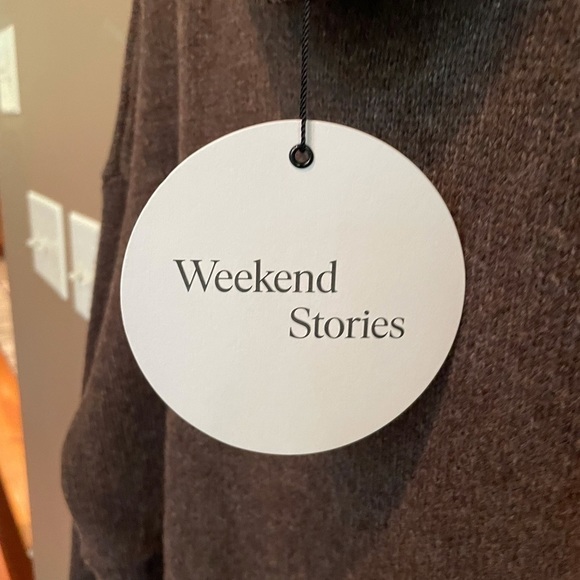 NWT Weekend Stories Lofty Jersey Sweater Dress L - Picture 5 of 8